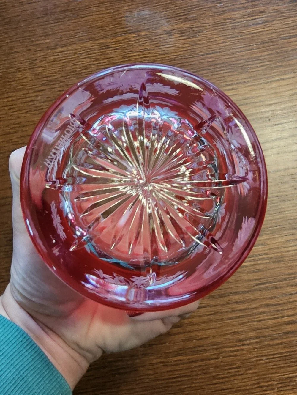 WATERFORD 2020 SNOWFLAKE WISHES LOVE TUMBLER CRANBERRY